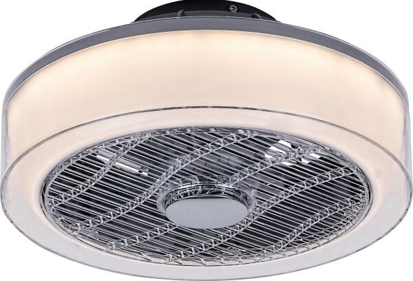 Plafonieră LED dimabilă Rabalux cu ventilator LED/30W/230V + telecomandă