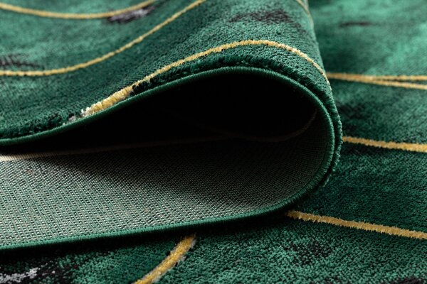 Exclusiv EMERALD covor 1016 glamour, stilat, art deco, marmură sticla verde / aur