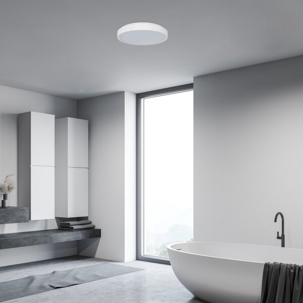 Plafonieră LED pentru baie Rabalux 71257 SAMIRA LED/18W/230V IP44 alb