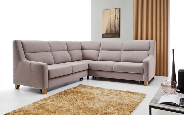 Colțar lemn masiv WAY extensibil, 240 × 101 × 240 cm - Stânga
