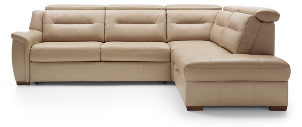 Colțar lemn masiv SALMO 293×93(107)×203 cm - Stânga