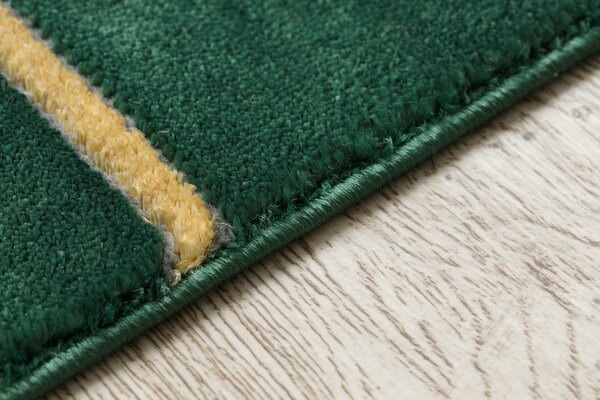 Exclusiv EMERALD covor 1013 glamour, stilat, geometric sticla verde / aur