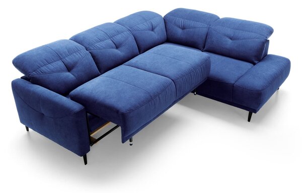 Colțar lemn masiv extensibil SANDRA 265×82/104×210 cm - Stânga