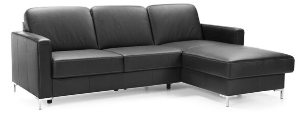 Colțar lemn masiv BASIC, 232 × 85 × 165 cm - Stânga