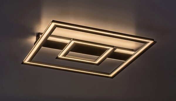 Rabalux 71071 - Plafonieră LED SIDONA, 48 W, 230 V, 3000 K, neagră