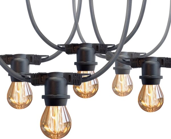 Lanț decorativ de exterior MIMOSA 10xE27/1,3W/230V IP44 10 m