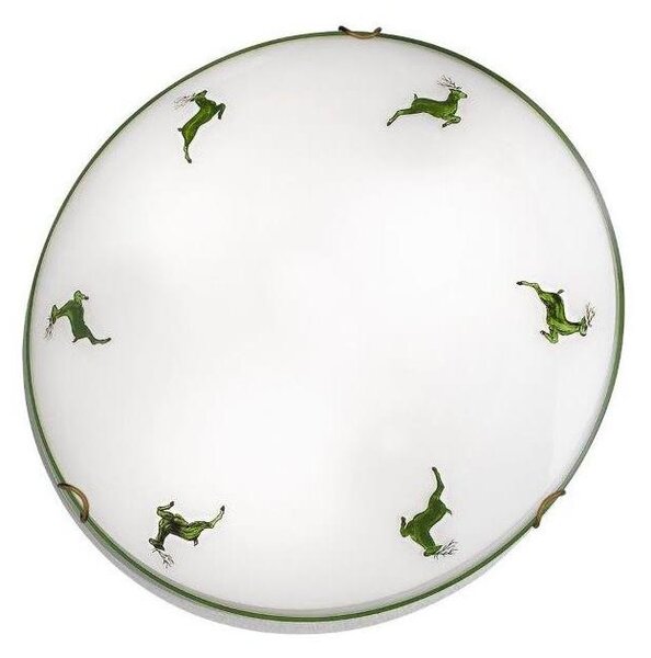 Plafonieră Kolarz 731.12.4.100 NONNA 2xE27/60W/230V d. 40 cm verde cerb