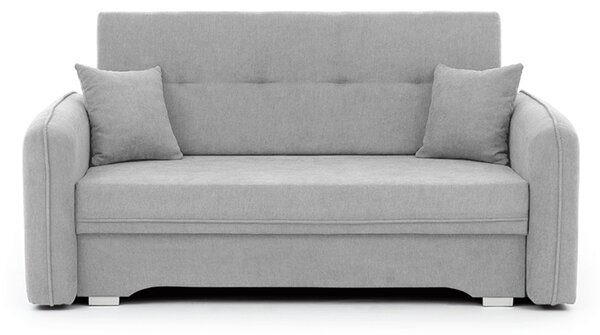 Canapea extensibila pentru 2 persoane LAINE, gri deschis