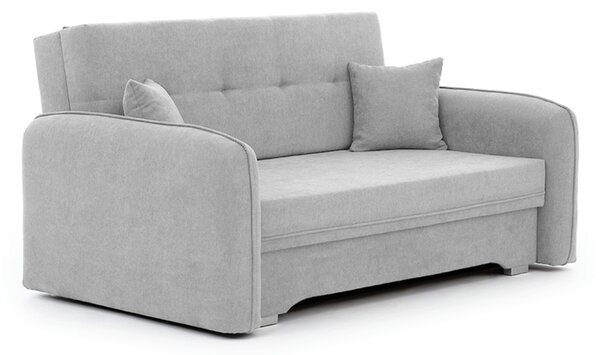 Canapea extensibila pentru 2 persoane LAINE, gri deschis