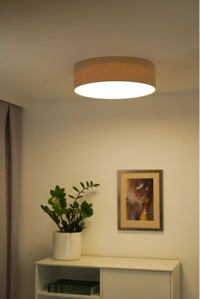 Duolla - Plafonieră LED CORTINA 26W 230V pr. 30 cm 4000K bejliu
