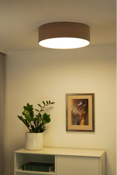 Duolla - Plafonieră LED CORTINA 26W 230V pr. 30 cm 4000K maro