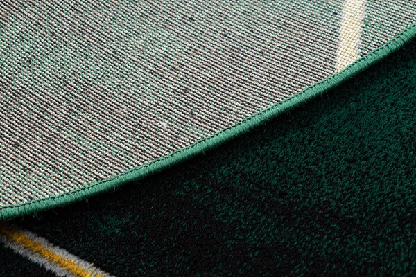 Exclusiv EMERALD covor 1022 cerc - glamour, stilat, marmură, geometric sticla verde / aur