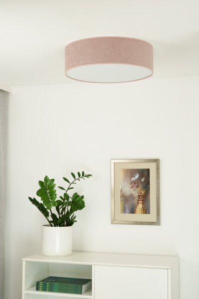 Duolla - Plafonieră LED CORTINA 26W 230V pr. 30 cm 4000K roz prindere