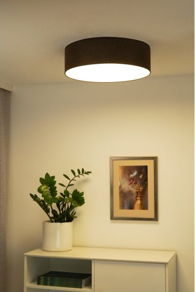Duolla - Plafonieră LED CORTINA 26W 230V pr. 45 cm 4000K maro
