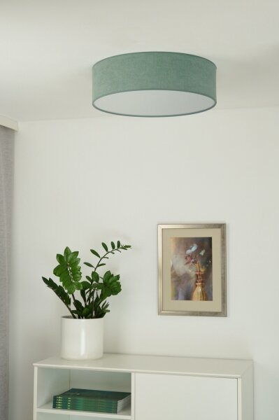 Duolla - Plafonieră LED CORTINA LED/26W/230V pr. 45 cm 4000K turcoaz