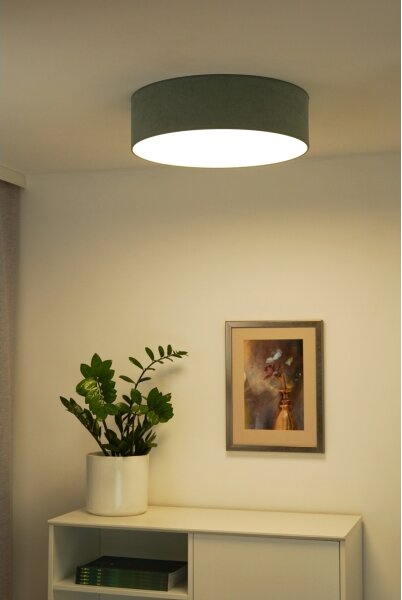 Duolla - Plafonieră LED CORTINA LED/26W/230V pr. 45 cm 4000K turcoaz