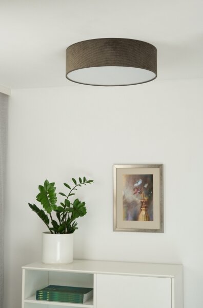 Duolla - Plafonieră LED CORTINA 26W 230V pr. 30 cm 4000K maro