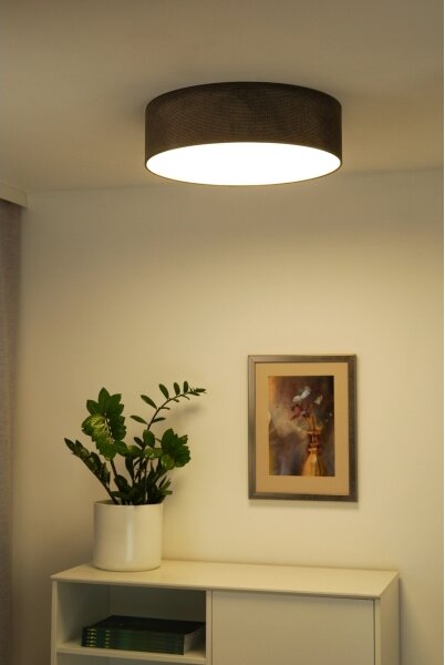 Duolla - Plafonieră LED CORTINA 26W 230V pr. 45 cm 4000K maro