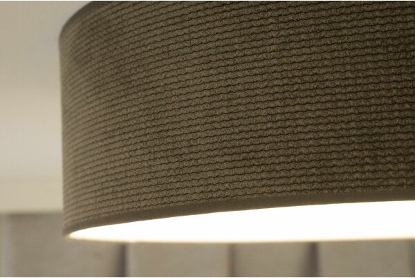Duolla - Plafonieră LED CORTINA 26W 230V pr. 45 cm 4000K maro