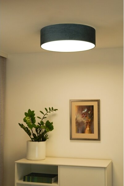 Duolla - Plafonieră LED CORTINA LED/26W/230V pr. 45 cm 4000K turcoaz