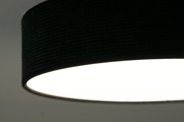 Duolla - Plafonieră LED CORTINA 26W 230V pr. 30 cm 4000K negru