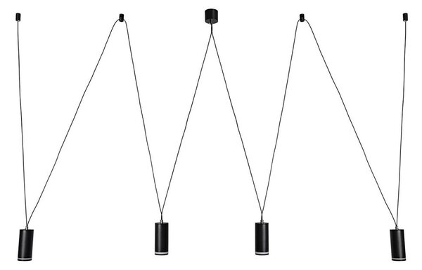 Lustră pe cablu Rabalux 73038 SENOBIA 4xGU10/5W/230V