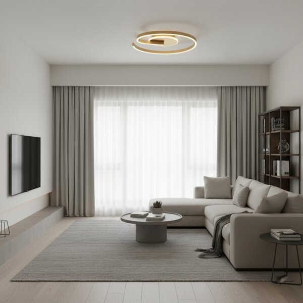 Brilagi - Plafonieră LED dimabilă SPIRAL LED/56W/230V 3000/4000/6000K + telecomandă