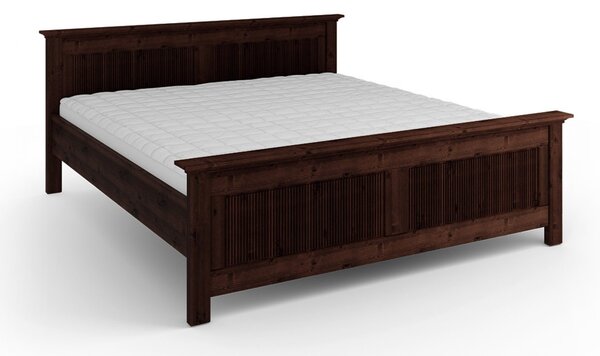 Pat lemn masiv Rosalia 160/180/200x200cm - 160x200