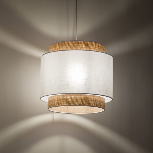 TK Lighting Boho lampă suspendată 1x15 W alb-cremos 5653