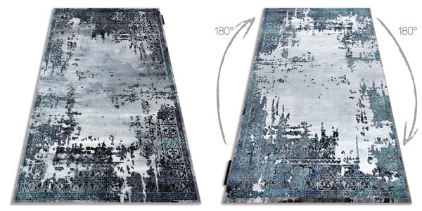Covor DE LUXE modern 2078 ornament vintage - structural gri