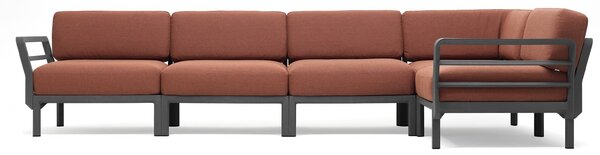 Canapea Modulara Exterior Nardi - Maximo 5 - BASALTO cannella Sunbrella®