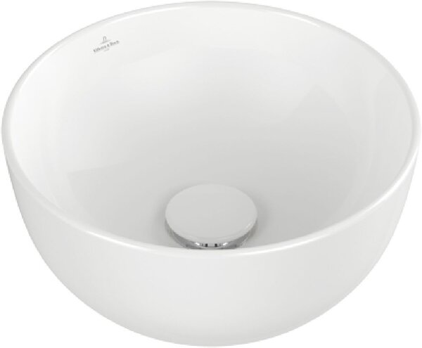 Villeroy & Boch Artis lavoar 32.5x32.5 cm rotund de blat alb luciu 438932R1