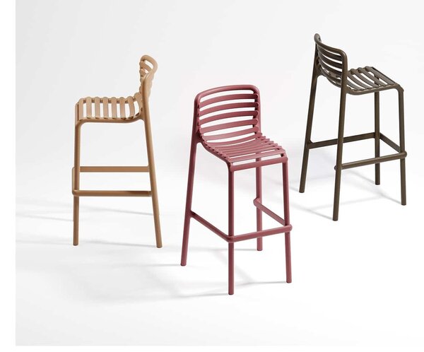 Scaun Bar Exterior Nardi - Doga Stool - Bianco