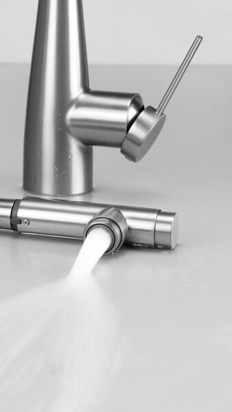 Deante Eridan baterie bucătărie pe picior oţel inoxidabil BRE_F75M