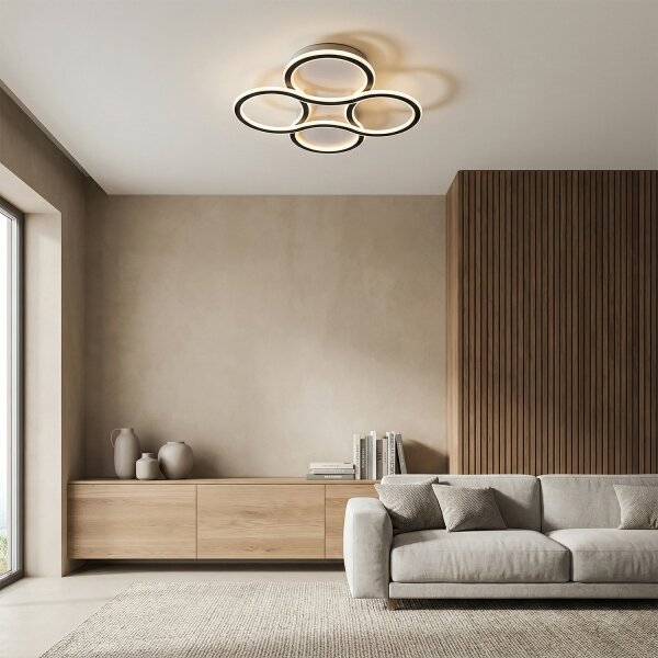 Brilagi - Plafonieră LED dimabilă ORELLI LED/53W/230V 3000-6000K + telecomandă