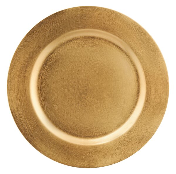 Farfurie decorativa 33cm, auriu, Decor