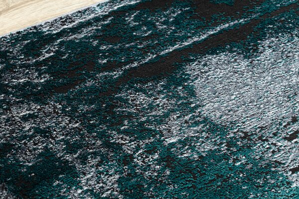 Covor DE LUXE modern 624 Cadru - structural gri / verde
