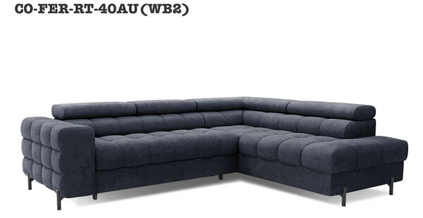Colțar lemn masiv Ferry Extensibil Personalizabil, 276 × 72 × 200 cm - Stânga