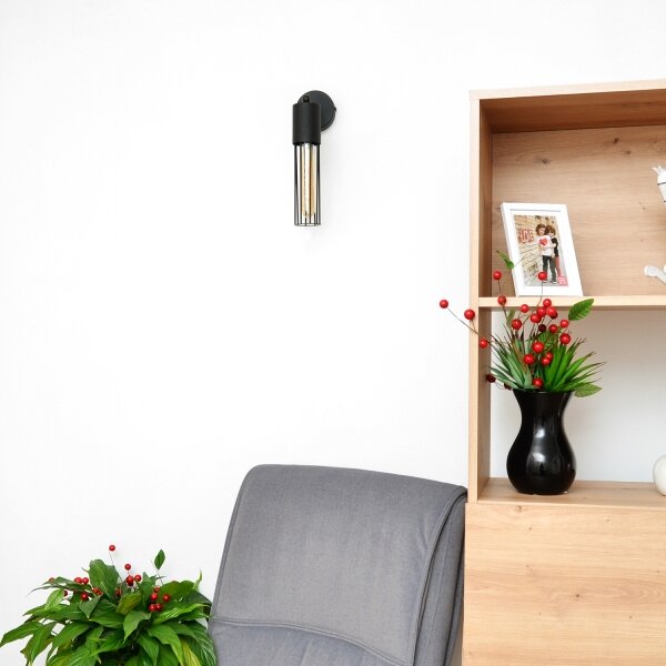 Lampă de perete MELODY 1xE27/15W/230V negru
