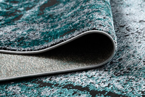 Covor DE LUXE modern 624 Cadru - structural gri / verde