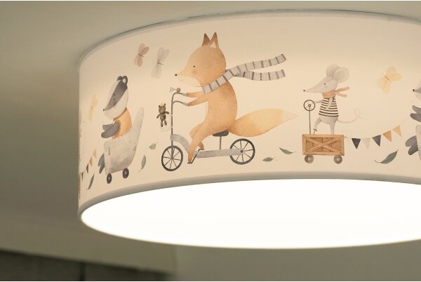 Duolla - Plafonieră LED copii CORTINA LED/26W/230V pr. 40 cm 4000K