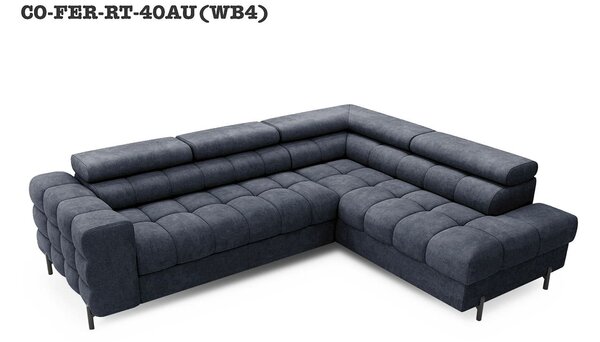 Colțar lemn masiv Ferry Extensibil Personalizabil, 276 × 72 × 200 cm - Stânga