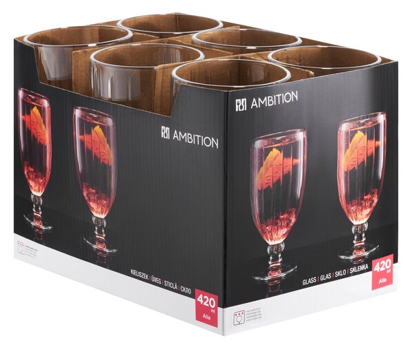 Pahar cu picior 420ml, Alia