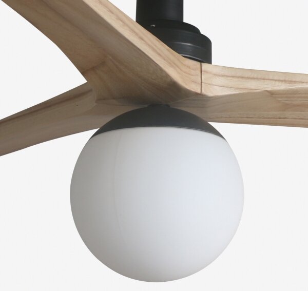 FARO 34284WT-11L-Str. vent. KLIM S 1xE27/15W/230V pin/negru pr.92,5cm WT+DO