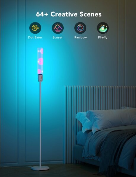 Lampadar LED dimabil Govee CYLINDER SMART RGBICWW 2200-6500K