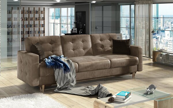 Canapea lemn masiv Asgard Personalizabilă, 233 × 92 × 93 cm - Kronos 19