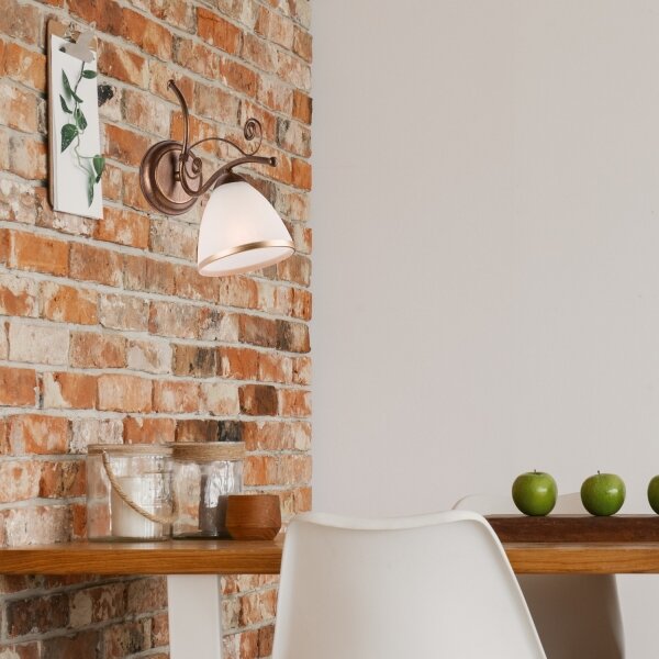 Aplică LED Brilagi ANTICO 1xE27/60W/230V bronz patină