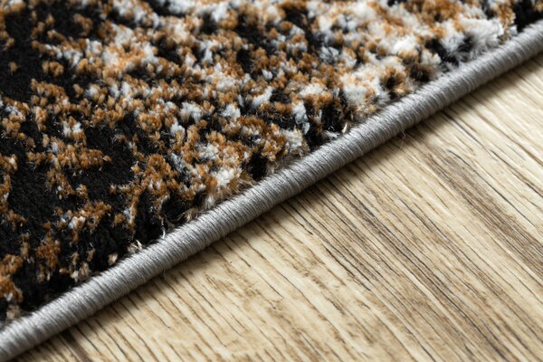 Covor DE LUXE modern 634 Cadru vintage - structural gri / aur