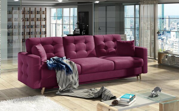 Canapea lemn masiv Asgard Personalizabilă, 233 × 92 × 93 cm - Kronos 19
