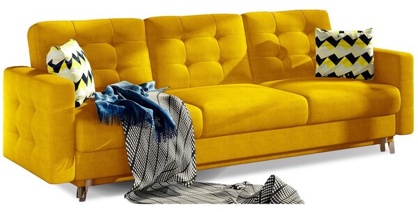 Canapea lemn masiv Asgard Personalizabilă, 233 × 92 × 93 cm - Omega 68